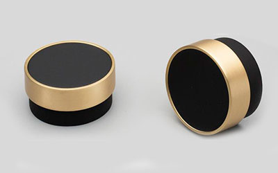 Radio Dial Brass Plate Ring