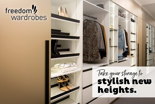 How to Take Your Storage to Stylish New Heights - Freedom Wardrobes